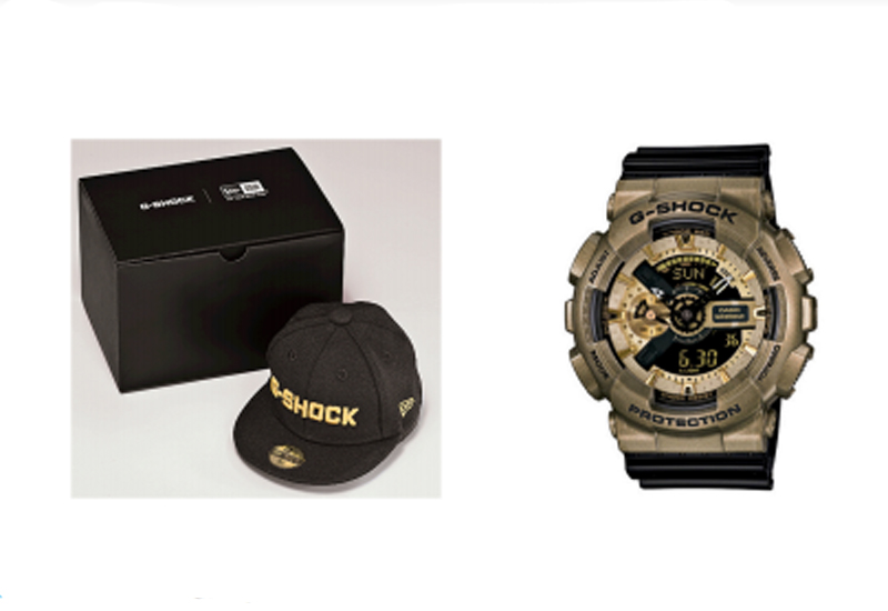 G shock hat and watch